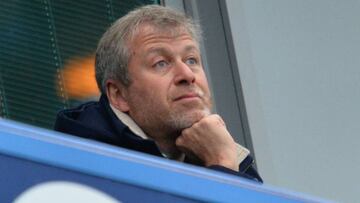 Roman Abramovich, propietario del Chelsea, en Stamford Bridge en febrero de 2016.