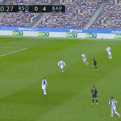 El gol de Dembélé a la Real Sociedad que resumen su juego