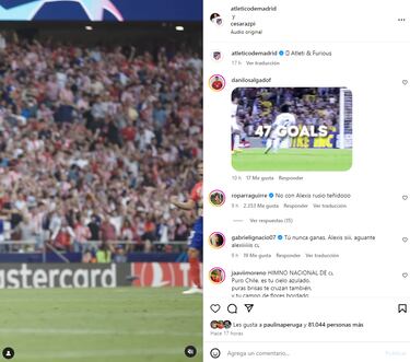 Un mensaje para Antoine Griezmann: “Con Alexis Sánchez no, rucio teñido”