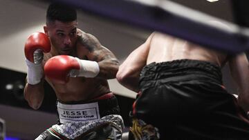 Jonathan Alonso durante un combate.
COMBATE