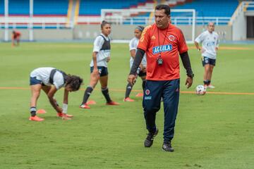 La Selección Colombia Femenina realizó su entrenamiento en el Pascual Guerrero antes del partido amistoso ante Chile, que se jugará el sábado en Cali.