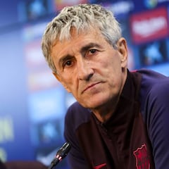 Setién, sobre Messi "Quizá haya registros que no está cumpliendo respecto a otros años"