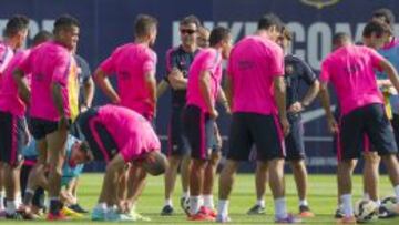 Entrenamiento del Barcelona