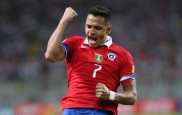 5. Alexis Sánchez aparece quinto en las búsquedas en Internet, con más de 700 mil páginas vistas en Wikipedia.