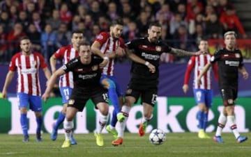 Atletico Madrid versus Bayer Leverkusen