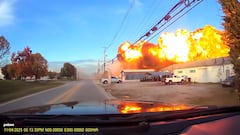 Wild dashcam footage captures UPS cargo plane crash in Kentucky