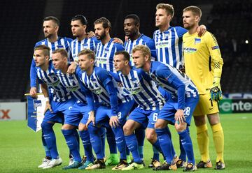 Equipo del Hertha.