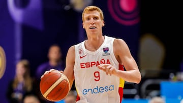 BERLIN, GERMANY - SEPTEMBER 10: Alberto Diaz of Spain   during the FIBA EuroBasket 2022 round of 16 match between Spain and Lithuania at EuroBasket Arena Berlin on September 10, 2022 in Berlin, Germany. (Photo by Pedja Milosavljevic/DeFodi Images via Getty Images)