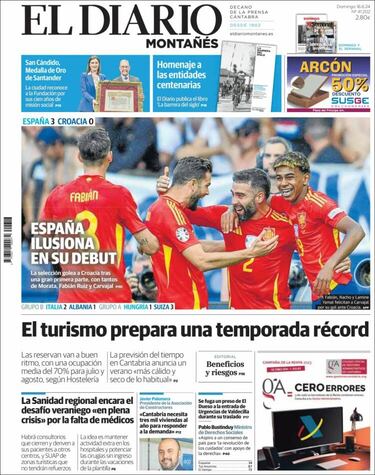 La prensa, ilusionada con la victoria de España