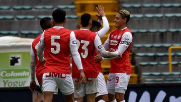 Independiente Santa Fe se impuso 2-0 ante Bucaramanga en la fecha 6 de la Liga BetPlay. 
