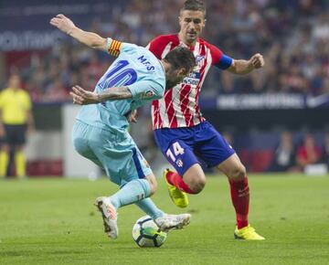 Gabi, in action against Barça last weekend.