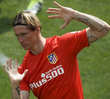 Fernando Torres hoping he can lead the line for Atletico in Milan