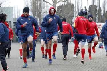 Un día intenso con los Leones en su concentración en Bélgica