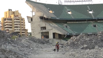 El Villamarín, en obras.