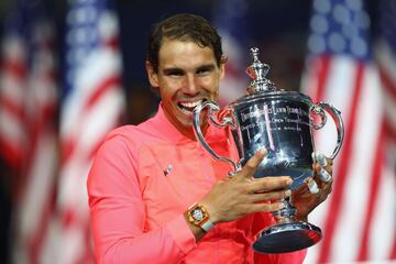 Rafa Nadal ganó el US Open de 2017 a Kevin Anderson por 6-3, 6-3 y 6-4.