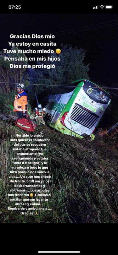 “Tuve mucho miedo, pensé en mis hijos... El chofer del bus nos salvó la vida”