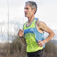 Martín Fiz ya corre tres semanas después de ser atropellado