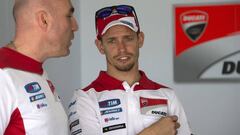 Casey Stoner con los colores de Ducati.