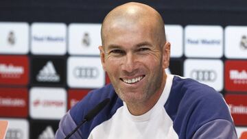 A relaxed Zinedine Zidane claims: "I'm not worried"