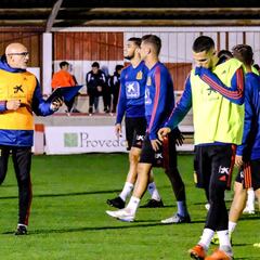 Luis de la Fuente ya trabaja con los suyos en Marbella