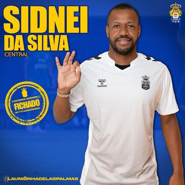 Sidnei, pilar para la defensa de la UD Las Palmas