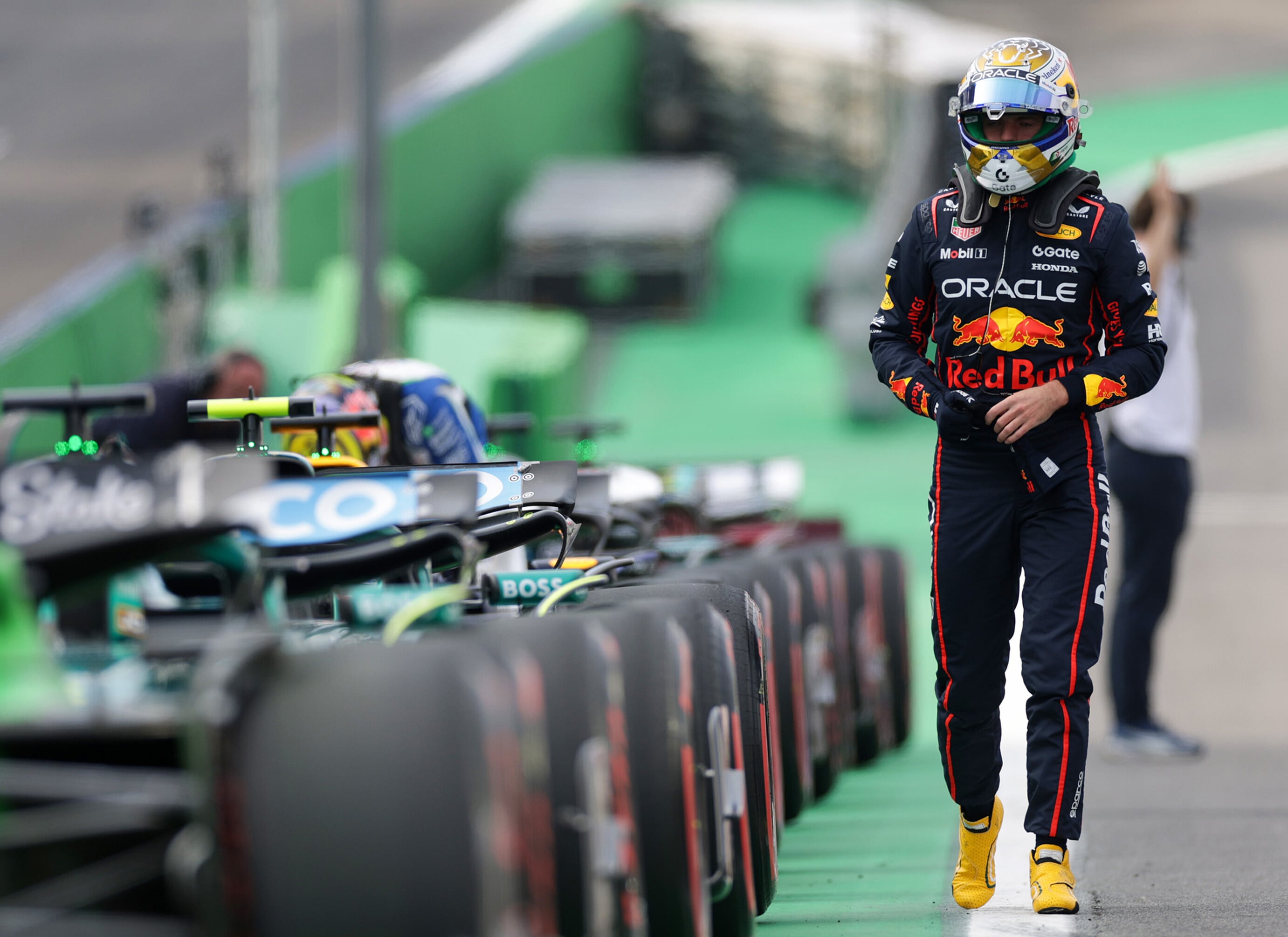 Max Verstappen (Red Bull). Sao Paulo, Brasil. F1 2025.