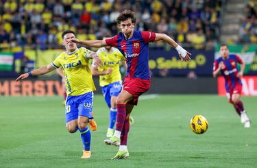 El atacante portugués es un suplente muy utilizable para Xavi. Fue titular en Mirandilla y anotó el gol de la victoria con una bonita chilena pese a la oposición del cadista Javi Hernández.
