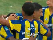 Vicente Pizarro se juntó con Di María y esto pasó: golazo y locura en redes de los hinchas de Rosario Central