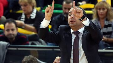 Duran, en el partido ante el Partizán