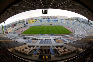 Capacidad en 2030: 44.500. Ronda máxima que puede albergar en el Mundial: Cuartos de final. Mayor evento acogido: Gran Canaria Live Fest. Propietario: Cabildo de Gran Canaria.