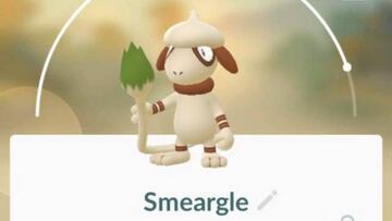 Smeargle ¡capturado!