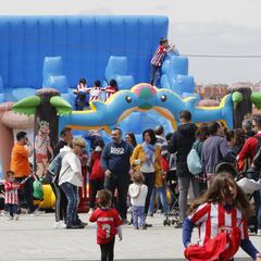 El primer día del niño en el Wanda Metropolitano