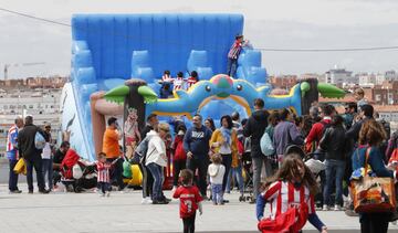 El primer día del niño en el Wanda Metropolitano