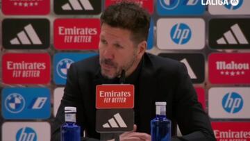 El técnico del Atlético destacó el nivel del equipo azulgrana y aseguró que el campeonato se pondrá aún más intenso si los culés ganan en Sevilla.