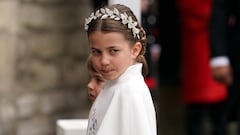 Princess Charlotte was seen wearing an embroidery headpiece at Charles III’s coronation, instead of opting for a tiara