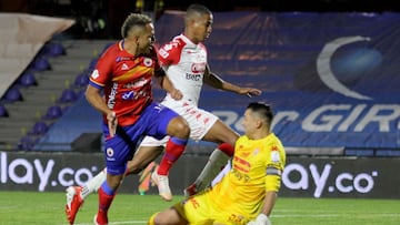 Santa Fe gana en el final ante Pasto y se ilusiona con los ocho