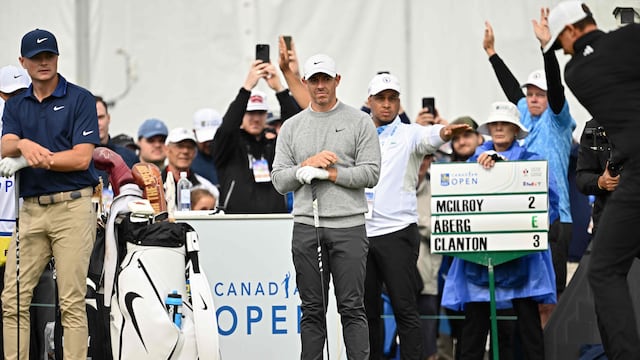 Rory is back, but he struggled on Thursday. He’ll be trying to figure things out in Toronto before the U.S. Open at Oakmont.