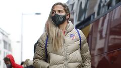 02/03/21 VIAJE DEL ATLETICO DE MADRID FEMENINO A LONDRES PARTIDO DE FUTBOL DE CHAMPIONS LEAGUE    DEYNA    