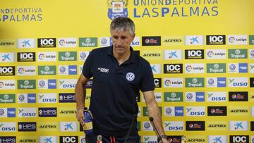 Las Palmas de Quique Setién quiere seguir con sus buenas sensaciones. Viaja a Huesca.