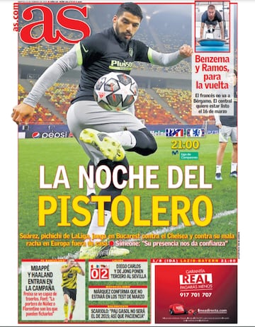 Las portadas de AS de febrero