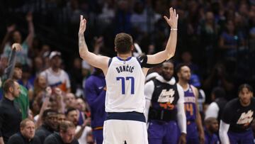 Con 26 puntos, 13 rebotes y 9 asistencias, un Luka Doncic cargado de faltas lideró un gran partido de los Mavericks. Con 2-1, el cuarto partido será clave.