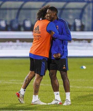 Alaba y Marcelo.