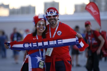 Belleza y color: el lado B del duelo de Chile y Portugal