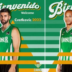 Aleksandar Cvetkovic y Eulis Báez refuerzan al Coosur Betis