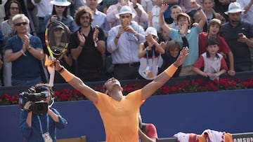 Rafa Nadal, en el Godó.