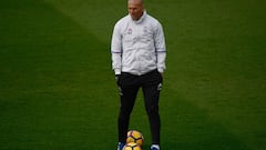 Zidane empieza a preparar el partido ante el Betis sin Pepe