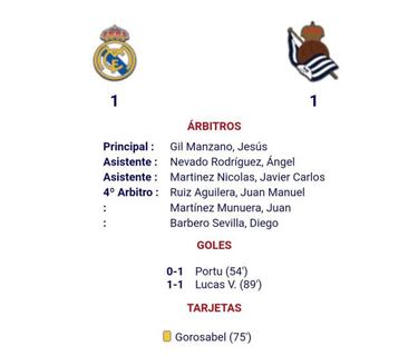 Manzano le 'quita' el gol a Vini