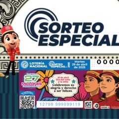 Resultados Sorteo Especial 298:números premiados hoy 29 de abril del 2025