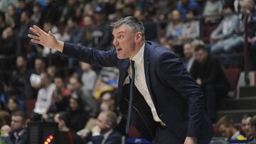 Sarunas Jasikevicius, durante su etapa en el Zalgiris Kaunas.