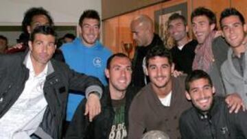 <b>UNIDOS POR EL FUTURO. </b>Los jugadores estuvieron en la presentación del ambicioso proyecto.